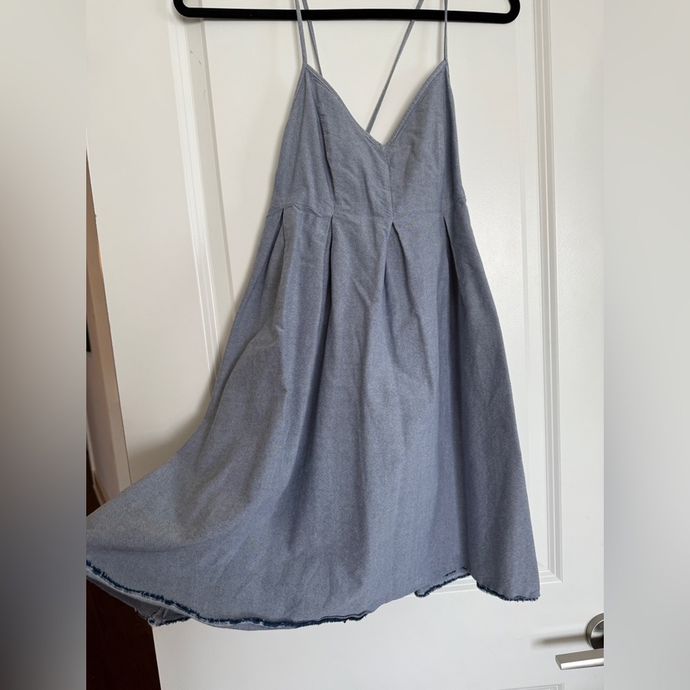 Kate spade mini Elegant Blue Spaghetti Strap Dress Sz 2